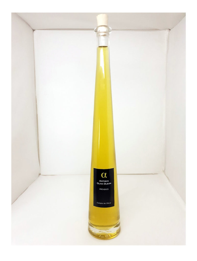 bouteille de 105ml d'Huile d'Olive Antique (Alpha, Antiqva Oliva Oleum) par Comptoir de l'Olivier
